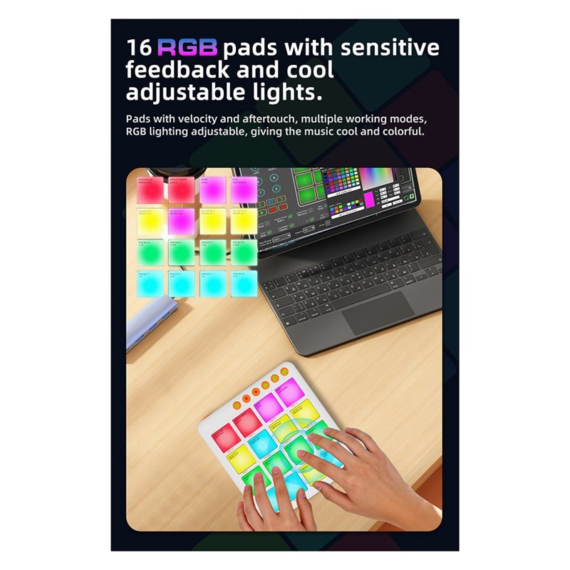 وحدة تحكم MIDI لاسلكية من نوع  - مراجعة Midi Controller Pad وسعره