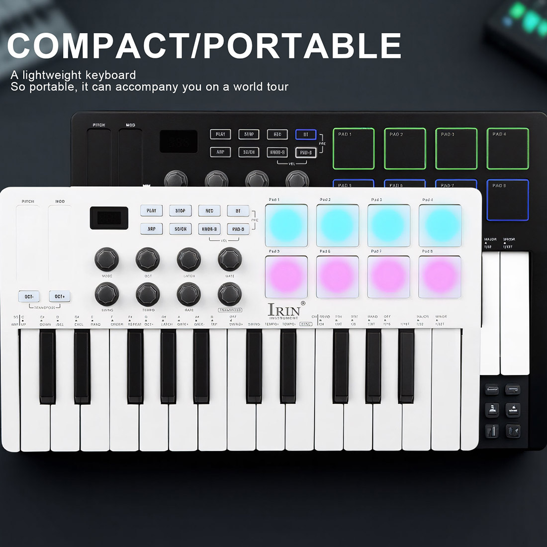 SMK-25 لوحة مفاتيح محمولة للتح - مراجعة Midi Controller Pad وسعره